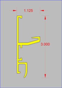 NMG-2LSP - Formerly Ghost 2LS PVC Profile