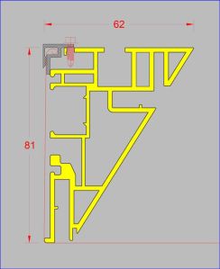 NMU-83X60-4A - VERSION TISSU TENDU