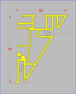 NMU-83X60-1 - VERSION DOUBLE PEAU TOILES PVC HARPONNÉES