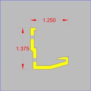 NMCLP-35x32 - Formerly Classical PVC Profile