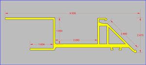 NMGKELC - Formerly Ghost Knife Edge Light Cove Aluminum Profile
