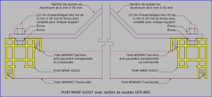 NMGF-63X57 - Option GFR-BRC / Renfort de soutien