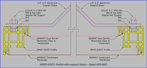NMGF-63X57 - Option GFR-BRC / Support Brace
