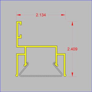 NMGLDB-61X54 - Formerly Ghost LED Profil in aluminium