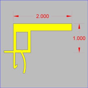 NMGTTS-43X51 - Formerly Ghost Tubing Aluminum Profile TS