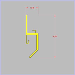 NMG-2LS-VT - Formerly Ghost 2LS-VT Aluminum Profile
